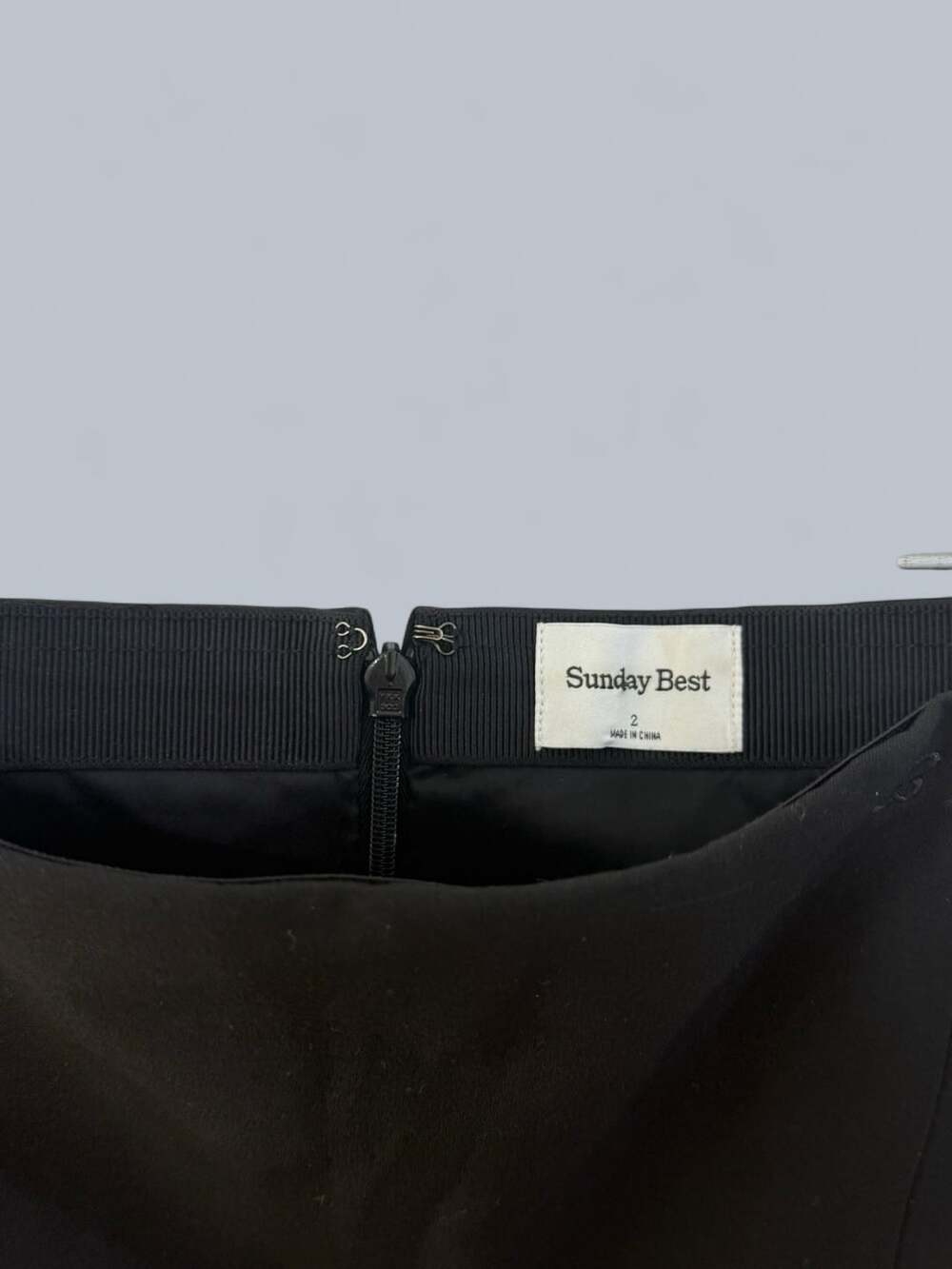 Aritzia Sunday Best Tatiana Skirt Black Mini Skirt with Slit - Picture 7 of 11